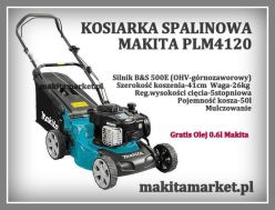 KOSIARKA SPALINOWA MAKITA PLM4120  Silnik B&S 500E górnozaworowy!